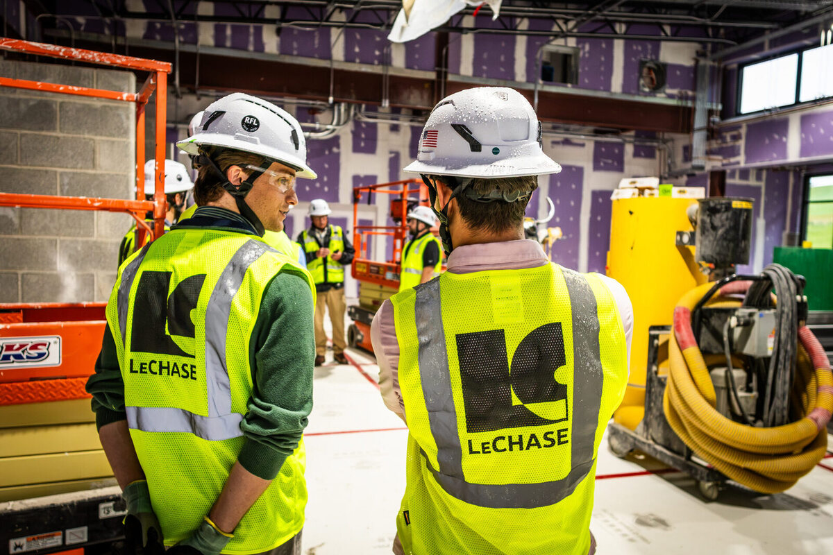 LeChase intern site tour architectural photography by Zandyr Meakin