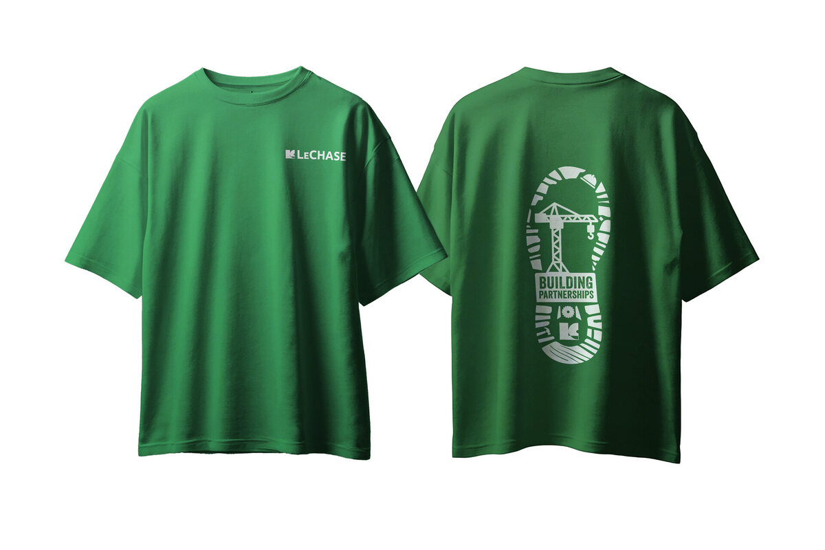 Veteran 5K shirt designed by Zandyr Meakin for LeChase Construction