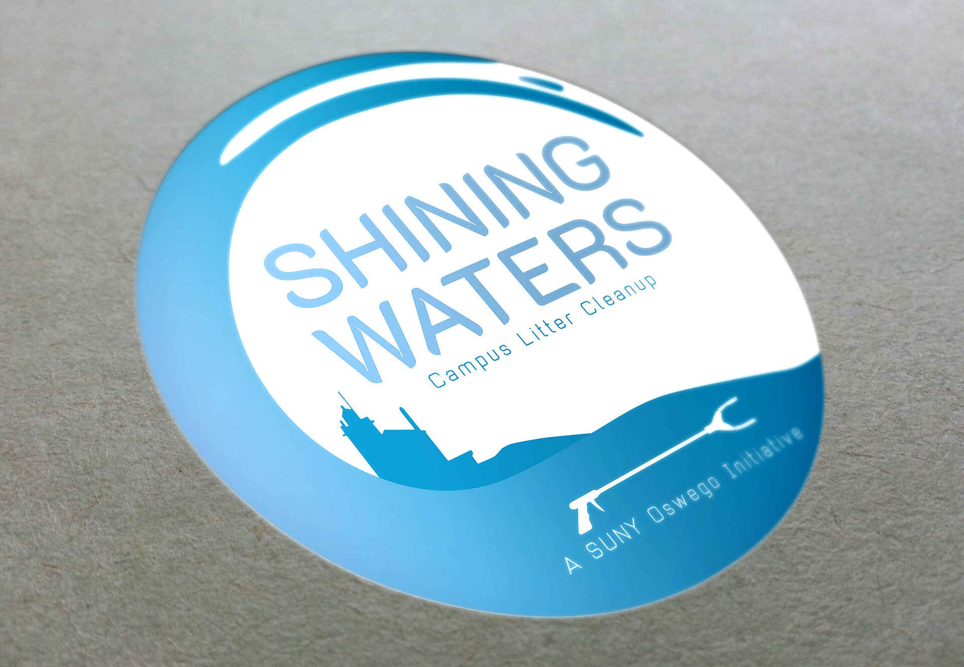 Shining Waters Logo — SUNY Oswego Sustainability